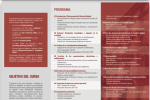Curso de Especialización en Derecho Digital