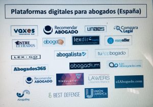 Plataformas digitales para abogados (España)