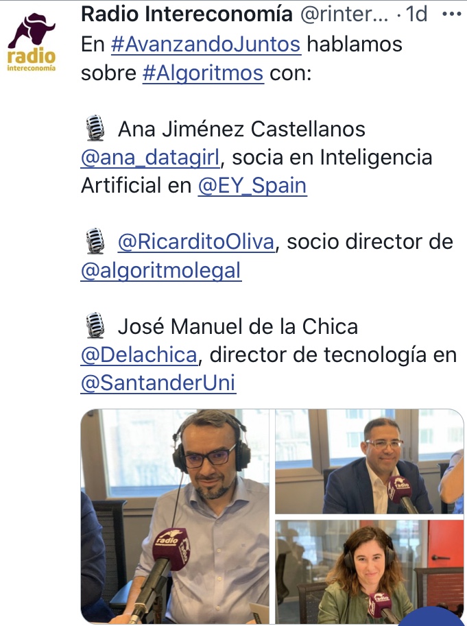 Intereconomía (entrevista sobre algoritmos)